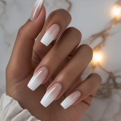 classic french tip press on nails that never fail